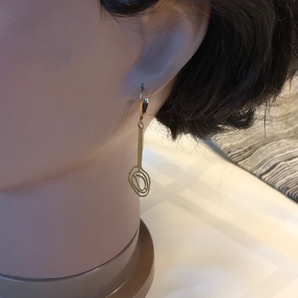 Vintage Gold-tone Drop Earrings